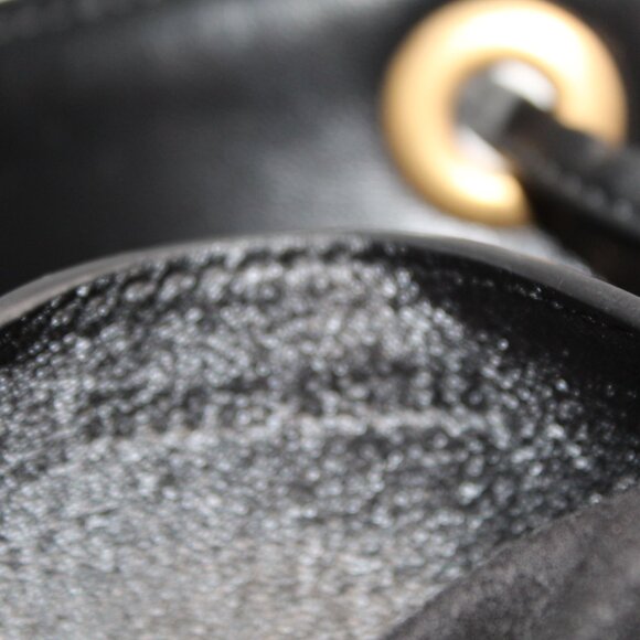 NWOT Gucci Chevron Leather GG Marmont Backpack Shoulder Bag Top Chain Handle - Picture 9 of 12